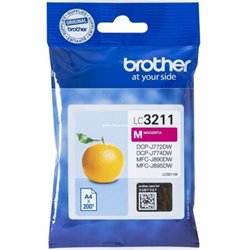 Cartucho Original BROTHER LC3211 Magenta - LC3211M [ML-3][PAG-200]