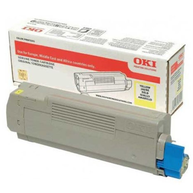 Toner Original OKI 46490605 Amarillo - 46490605 [PAG-6000]