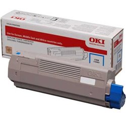 Toner Original OKI 46490607 Cyan - 46490607 [PAG-6000]