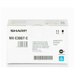 Toner Original SHARP MXC30 Cian - MXC30GTC [PAG-6000]
