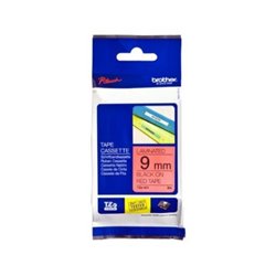 Cinta Original BROTHER TZE421 9mm Rojo/Negro  - TZE421