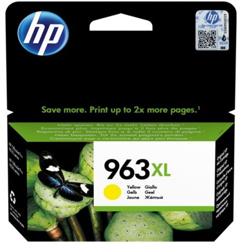 Cartucho Original HP 963XL Amarillo - 3JA29AE [ML-22.9][PAG-1600]