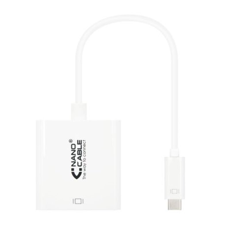 Conversor USB Tipo C a DVI - 0.15 m