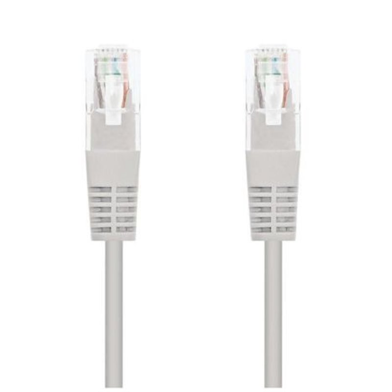 Cable de Red Latiguillo RJ45 Cat 5E UTP - 0.30 m · Gris