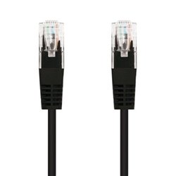 Cable de Red Latiguillo RJ45 Cat 5E UTP - 1 m · Negro