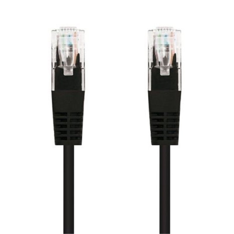 Cable de Red Latiguillo RJ45 Cat 5E UTP - 2 m · Negro
