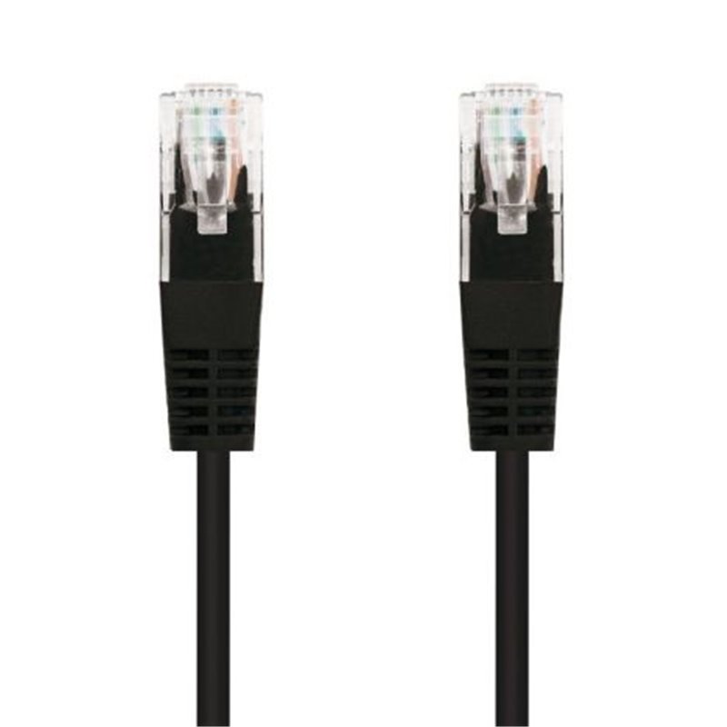 Cable de Red Latiguillo RJ45 Cat 5E UTP - 5 m · Negro