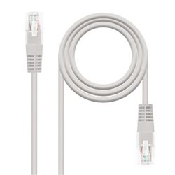 Cable de Red Latiguillo RJ45 Cat 6 UTP - 0.25 m · Gris