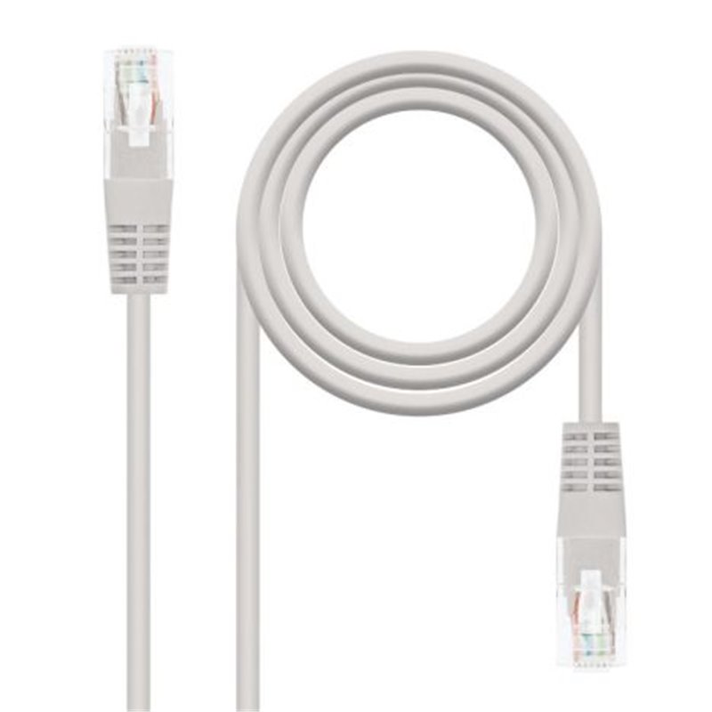Cable de Red Latiguillo RJ45 Cat 6 UTP - 0.25 m · Gris