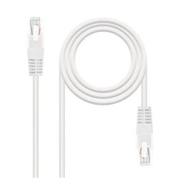 Cable de Red Latiguillo RJ45 Cat 6 UTP - 0.5 m · Blanco