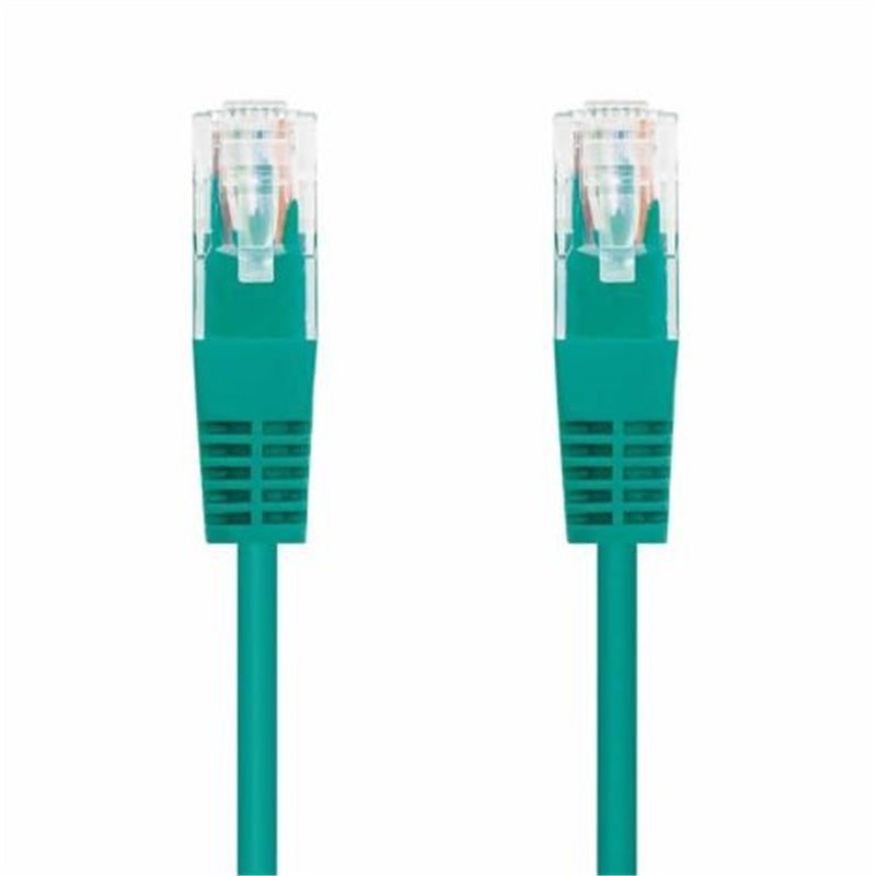 Cable de Red Latiguillo RJ45 Cat 6 UTP - 1 m · Verde