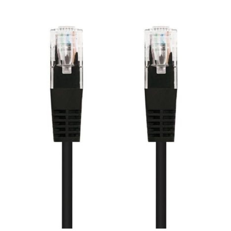 Cable de Red Latiguillo RJ45 Cat 6 UTP - 2 m · Negro