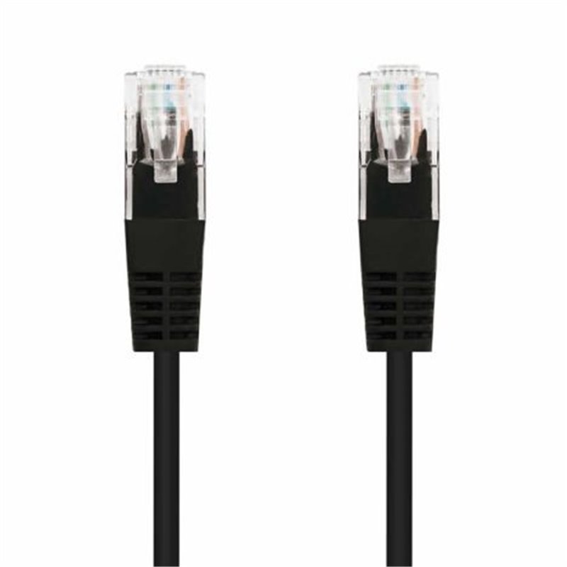 Cable de Red Latiguillo RJ45 Cat 6 UTP - 3 m · Negro