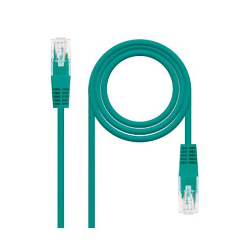 Cable de Red Latiguillo RJ45 Cat 6 UTP - 3 m · Verde