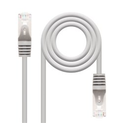 Cable de Red Latiguillo RJ45 Cat 6 FTP - 1 m · Gris