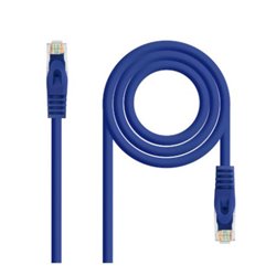 Cable de Red Latiguillo RJ45 LSZH Cat 6A UTP - 3 m · Azul