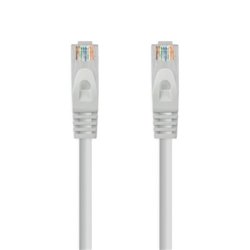 Cable de Red Latiguillo RJ45 LSZH Cat 6A UTP - 10 m · Gris