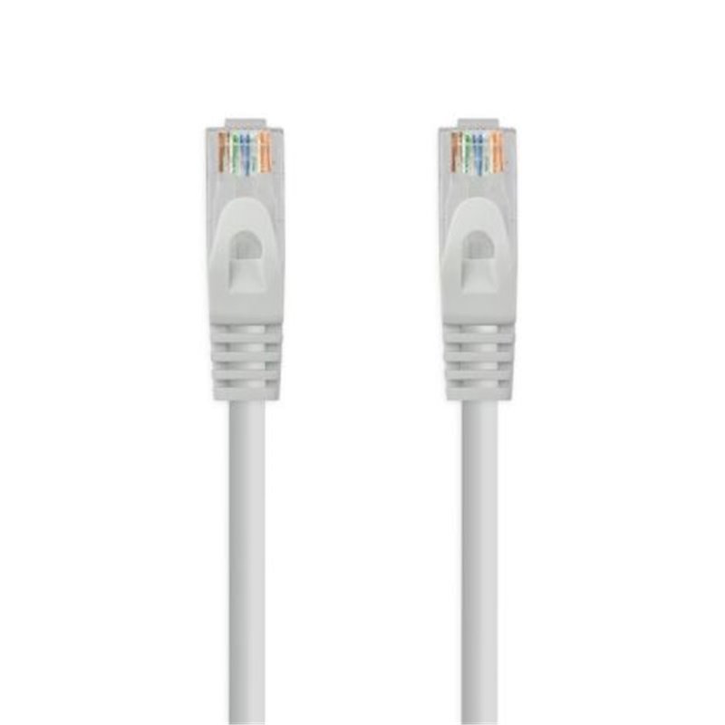 Cable de Red Latiguillo RJ45 LSZH Cat 6A UTP - 10 m · Gris