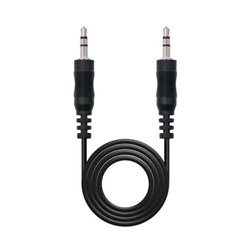 Cable de Audio Estéreo Jack 3.5mm-M a Jack 3.5m-M - 5 m · Negro