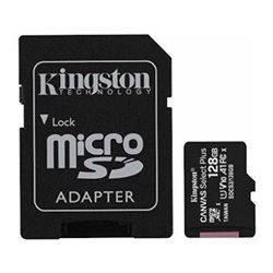 Tarjeta de Memoria KINGSTON Canvas Select Plus MicroSDXC UHS-I SDCS2/128GB - 128GB · Clase 10 + Adaptador