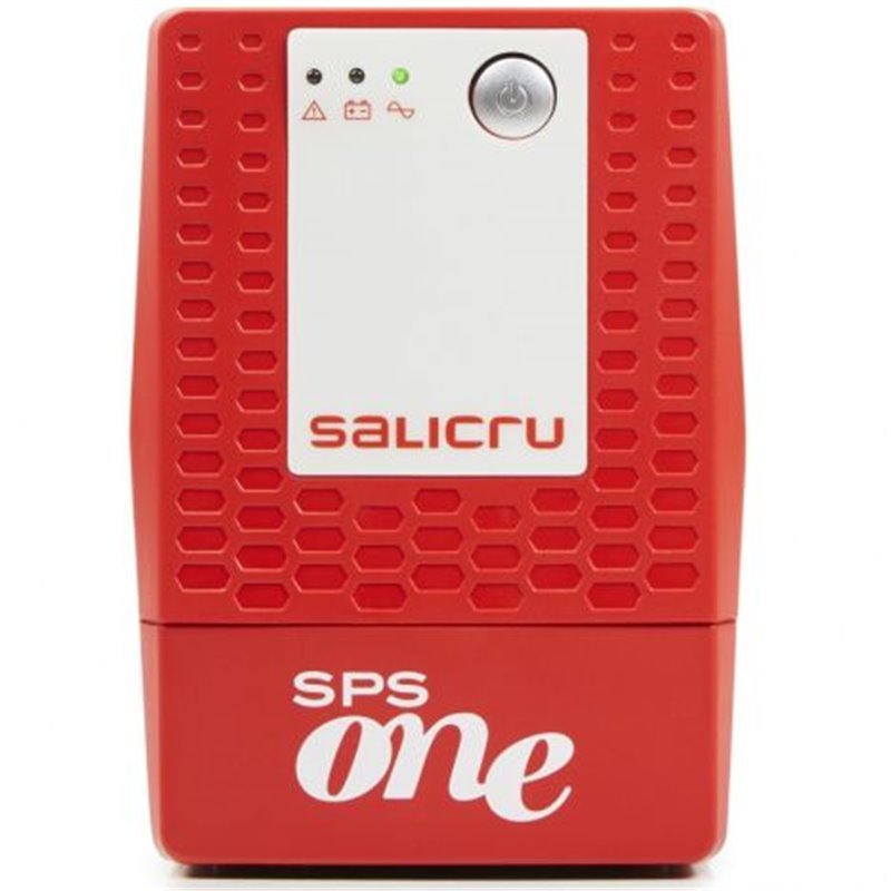 SAI SALICRU SPS One 500VA V2 662AF000001 - 240W · 500VA · 2xSchuko · Rojo