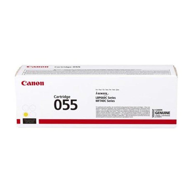 Toner Original CANON 055 Amarillo - 3013C002 [PAG-2100]