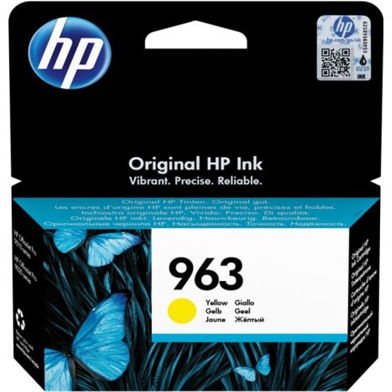 Cartucho Original HP 963 Amarillo - 3JA25AE [ML-10.7][PAG-700]
