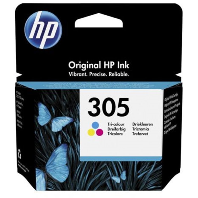 Cartucho Original HP 305 Tricolor - 3YM60AE [ML-2][PAG-100]