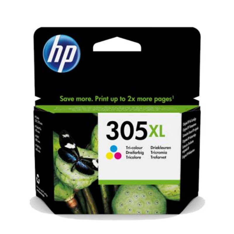 Cartucho Original HP 305XL Tricolor - 3YM63AE [ML-5][PAG-200]