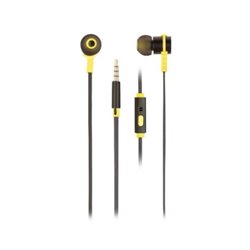 Auriculares NGS Cross Rally CROSSRALLYBLACK - Jack 3.5 mm · Cable 120 mm · Micrófono · Negro/Amarillo