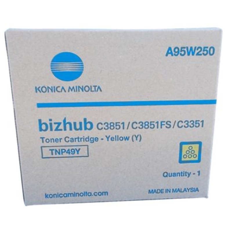 Toner Original KONICA TNP49 Amarillo - A95W250 [PAG-4000]