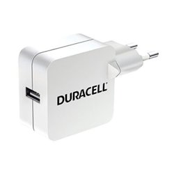 Cargador de Pared DURACELL DRACUSB2W-EU - 5V · 2.4A · USB