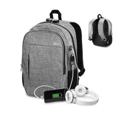 Mochila para Portátil SUBBLIM URBAN LOCK SUB-BP-1UL0001 - 16 · USB  · Gris
