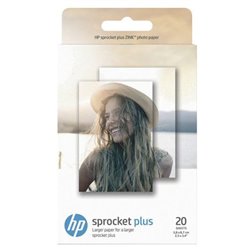 Papel Fotografico HP Sprocket Plus 2LY72A - 20 hojas · 2.3x3.4 pulgadas