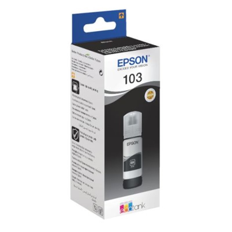 Botella Original EPSON 103 Negro - C13T00S14A10 [ML-65]