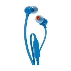 Auriculares Intrauditivos con Cable JBL T110 JBLT110BLU - Jack 3.5 mm · 20Hz · Manos Libres · Azul