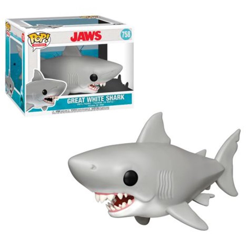 FUNKO POP Gran Tiburón Blanco 758 - Tiburón 15cm - 889698385657
