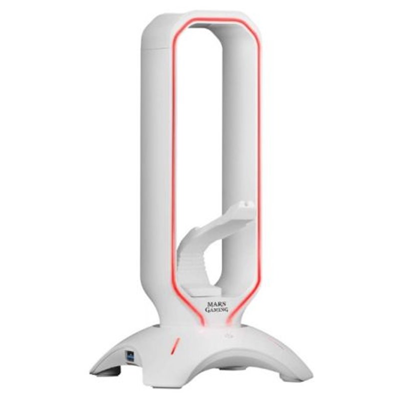 Soporte para Auriculares MARS GAMING MHHPROW  - Soporte · 7 Colores · HUB USB · 1.5 mm