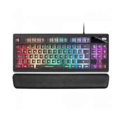Teclado Gaming con Cable MARS GAMING MKAXES - USB 2.0 · Cable 180cm · Reposamuñecas · Negro