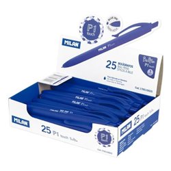 Bolígrafo MILAN 176510925 - 1mm · Azul · Caja 25 Unidades