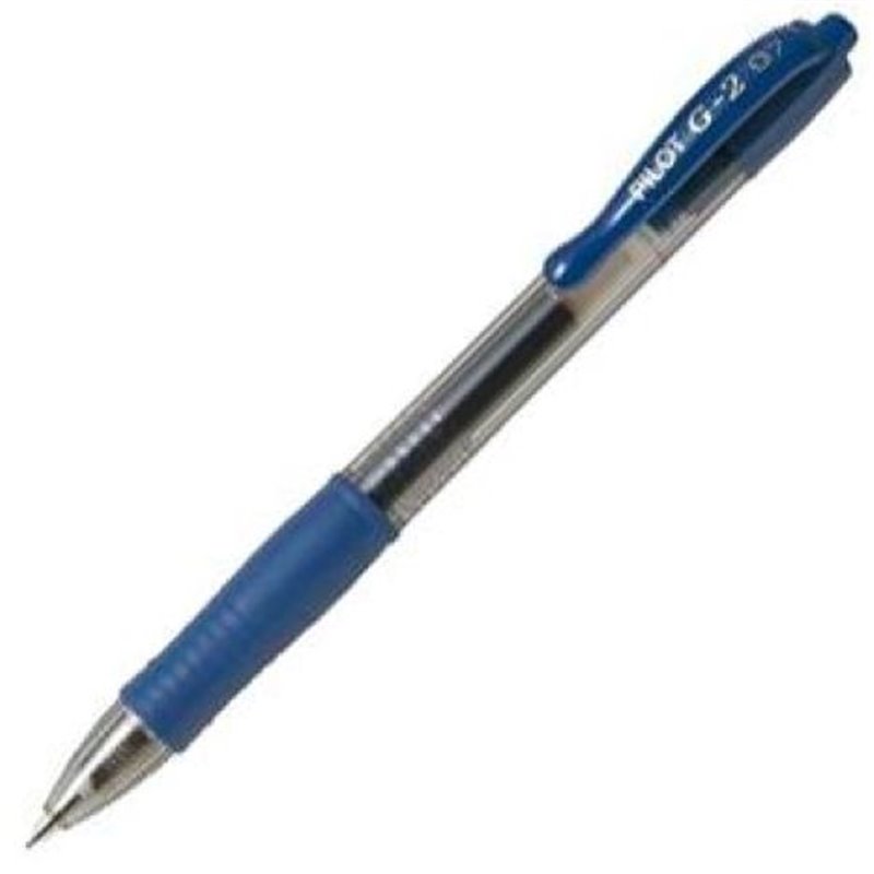 Bolígrafo PILOT BL-G2-7-L - 0,4mm · Azul · 12 Unidades