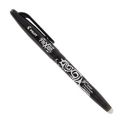 Bolígrafo Borrable PILOT BL-FR7-B - 0,7mm · 12 unidades · Negro