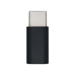 Adaptador USB Tipo C-M a Micro USB-H · Negro