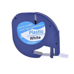 Cinta Original DYMO S0721660 Negro sobre Blanco 12mm x 4m - S0721660