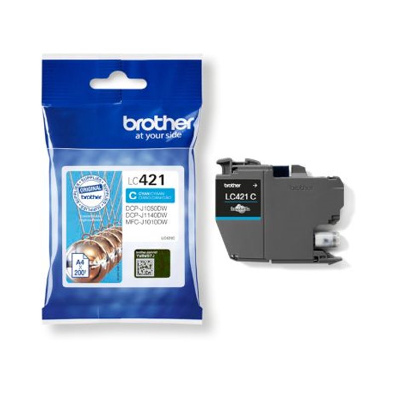 Cartucho Original BROTHER LC421 Cian - LC421C [PAG-200]