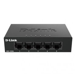 Switch de Red D-LINK DGS-105GL - 5 Puertos · RJ45 · 10/100/1000