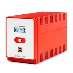 SAI SALICRU SPS 1200 647CA000010 - 720W · 1200VA · 6xSchuko · Rojo