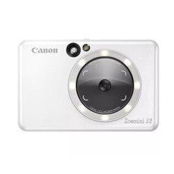 Cámara Instantanea CANON Zoemini S2 4519C007 - 8Mpx · BT 5.0 · Micro SD · Máx 10 Hojas · Blanco Perla