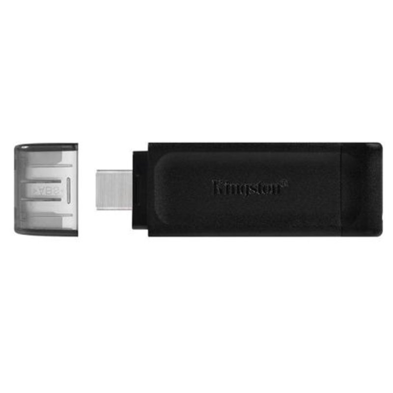 Pendrive KINGSTON Data Traveler DT70/64GB - 64GB · USB-C · Negro