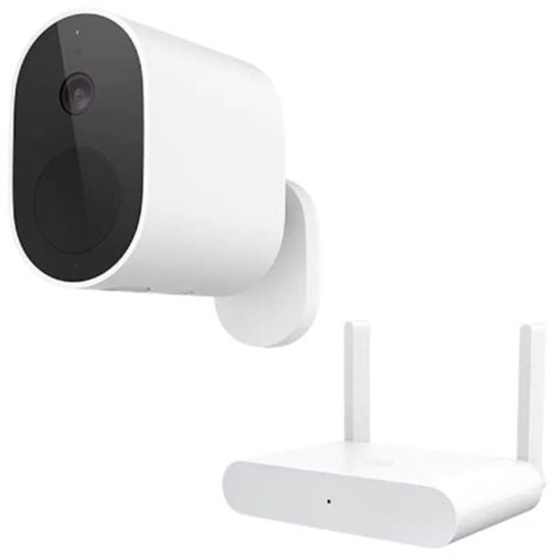 Set Cámara de Videovigilancia XIAOMI Mi Wireless Outdoor Security Camera + Gateway BHR4435GL - 130º · Visión Nocturna · Control 